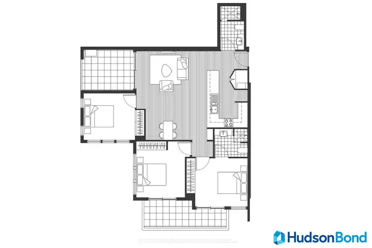 Floorplan of Homely apartment listing, 102/164 Manningham Road, Bulleen VIC 3105