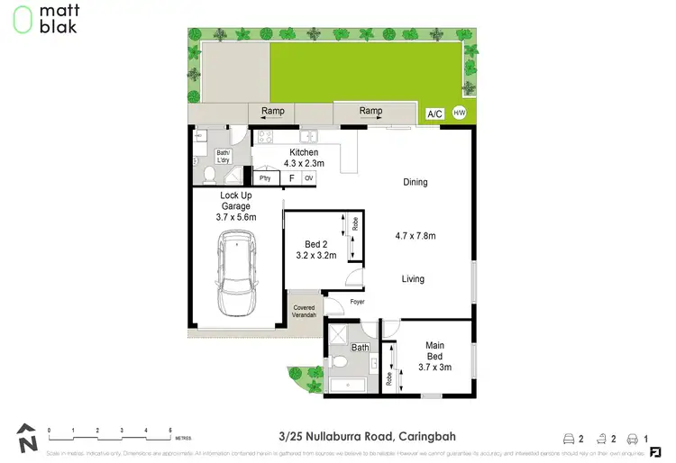 Floorplan of Homely villa listing, 3/25 Nullaburra Road, Caringbah NSW 2229