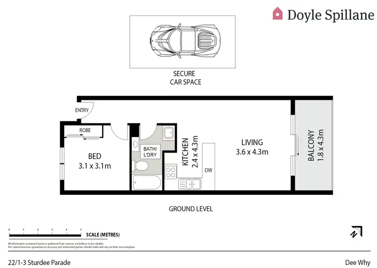 Floorplan of Homely apartment listing, 22/1-3 Sturdee Parade, Dee Why NSW 2099