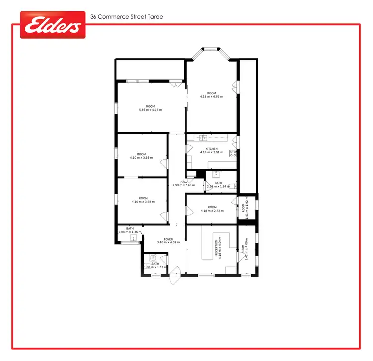 Floorplan of Homely house listing, 36 Commerce Street, Taree NSW 2430