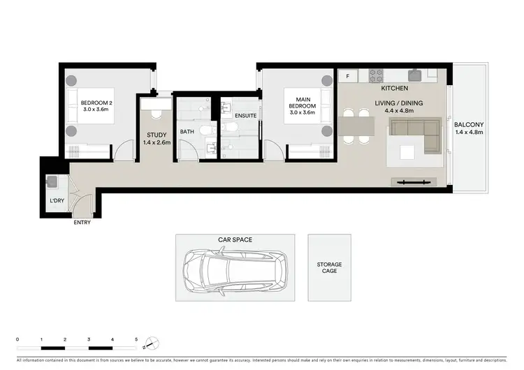 Floorplan of Homely apartment listing, 206/8 Ellingworth Parade, Box Hill VIC 3128
