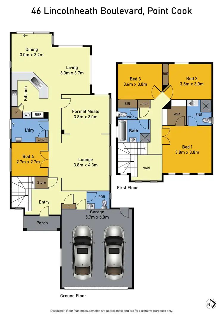 Floorplan of Homely house listing, 46 Lincolnheath Boulevard, Point Cook VIC 3030
