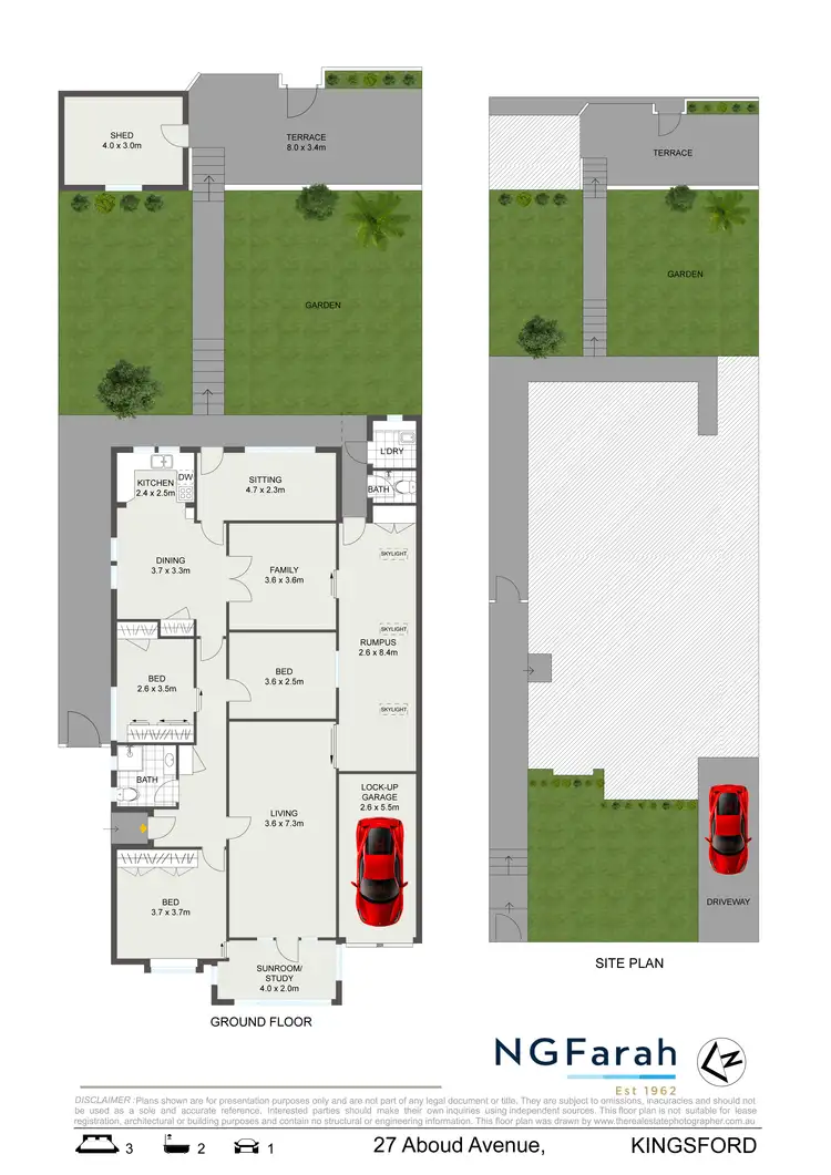Floorplan of Homely house listing, 27 Aboud Avenue, Kingsford NSW 2032