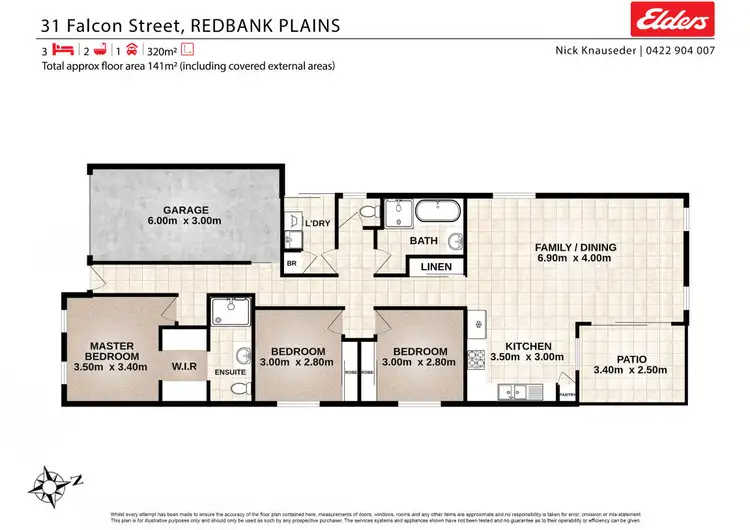 Floorplan of Homely house listing, 31 Falcon Street, Redbank Plains QLD 4301