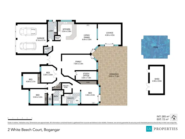 Floorplan of Homely house listing, 2 White Beech Court, Bogangar NSW 2488