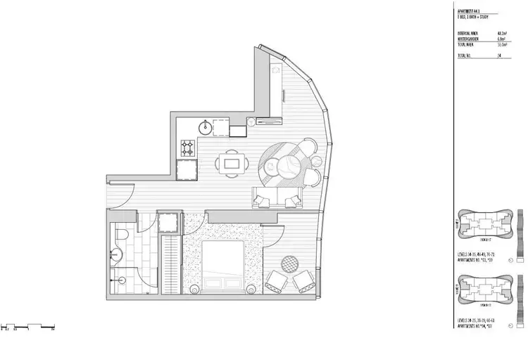 Floorplan of Homely apartment listing, 134-160 Spencer Street, Melbourne VIC 3000