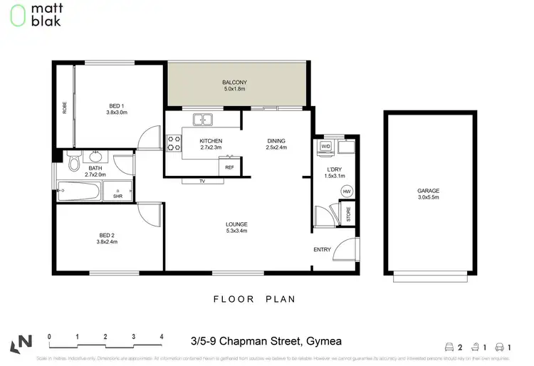 Floorplan of Homely apartment listing, 3/5-9 Chapman Street, Gymea NSW 2227