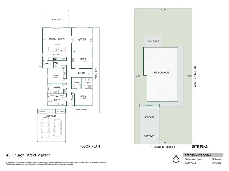 Floorplan of Homely house listing, 43 Church Street, Maldon VIC 3463