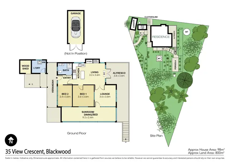 Floorplan of Homely house listing, 35 View Crescent, Blackwood VIC 3458