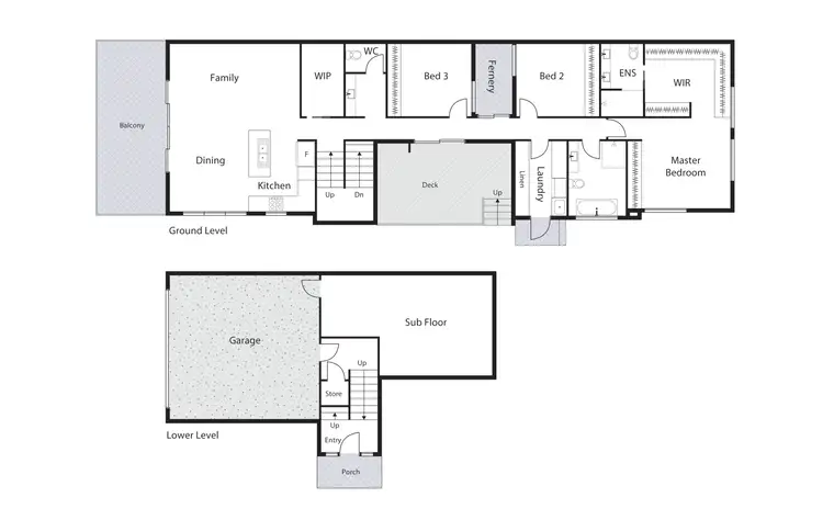 Floorplan of Homely semi-detached listing, 15B Curlewis Crescent, Garran ACT 2605