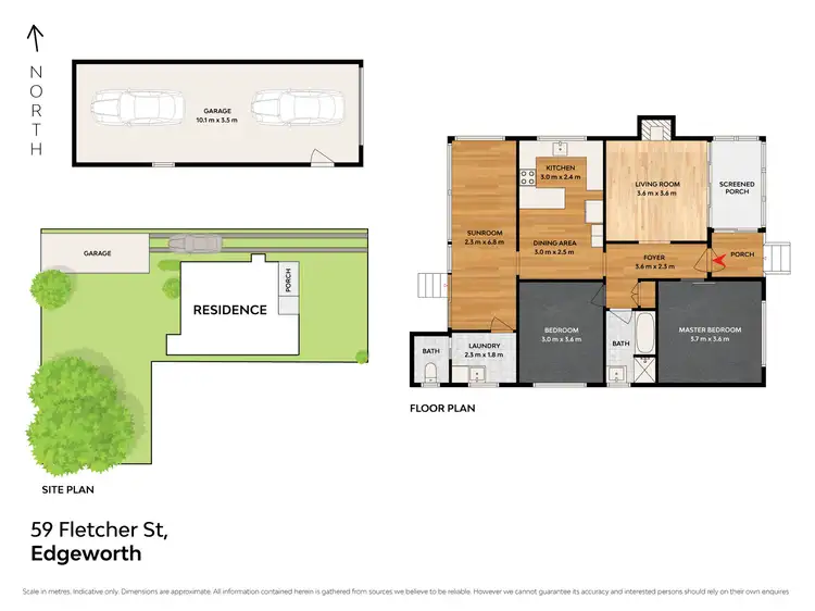 Floorplan of Homely house listing, 59 Fletcher Street, Edgeworth NSW 2285