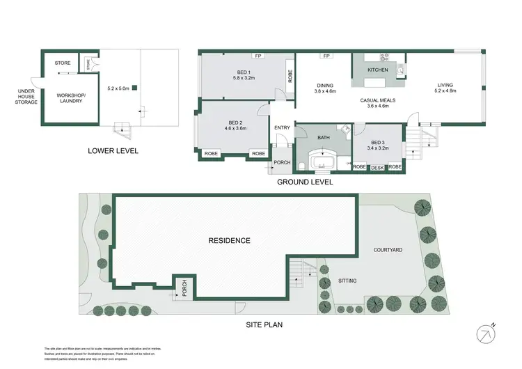 Floorplan of Homely house listing, 21 Doris Street, North Sydney NSW 2060