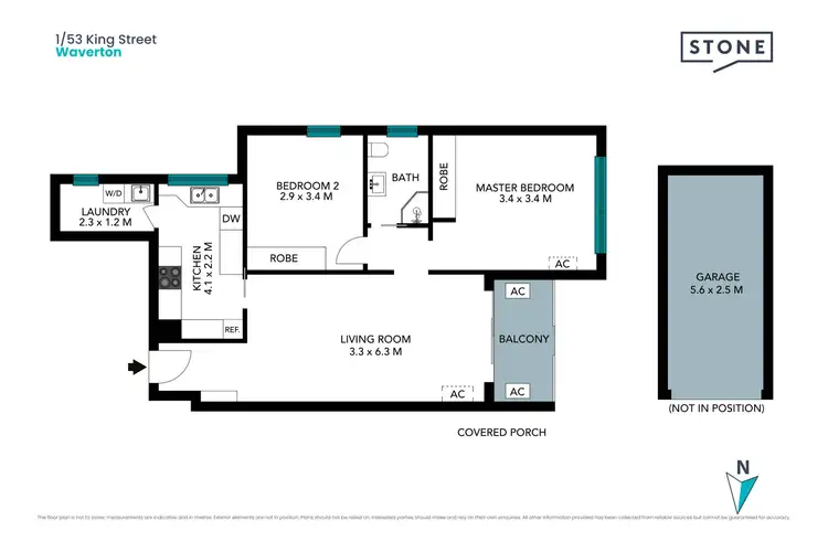 Floorplan of Homely apartment listing, 1/53 King Street, Wollstonecraft NSW 2065