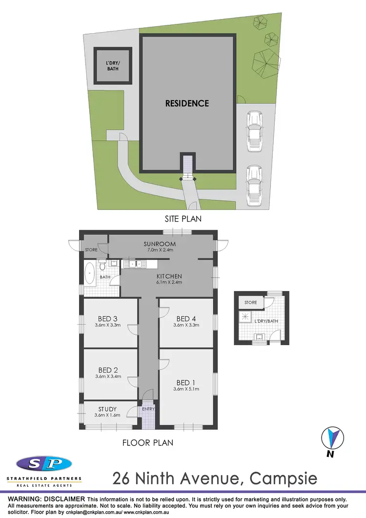 Floorplan of Homely house listing, 26 Ninth Avenue, Campsie NSW 2194