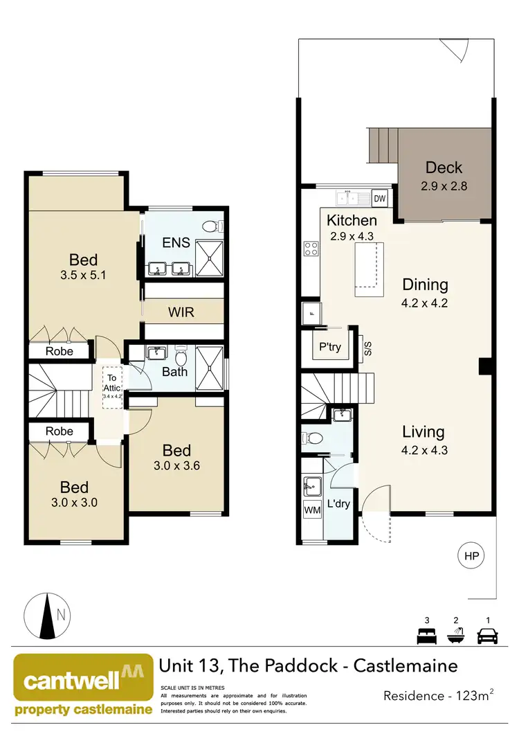 Floorplan of Homely house listing, 13/19 Reckleben Street, Castlemaine VIC 3450