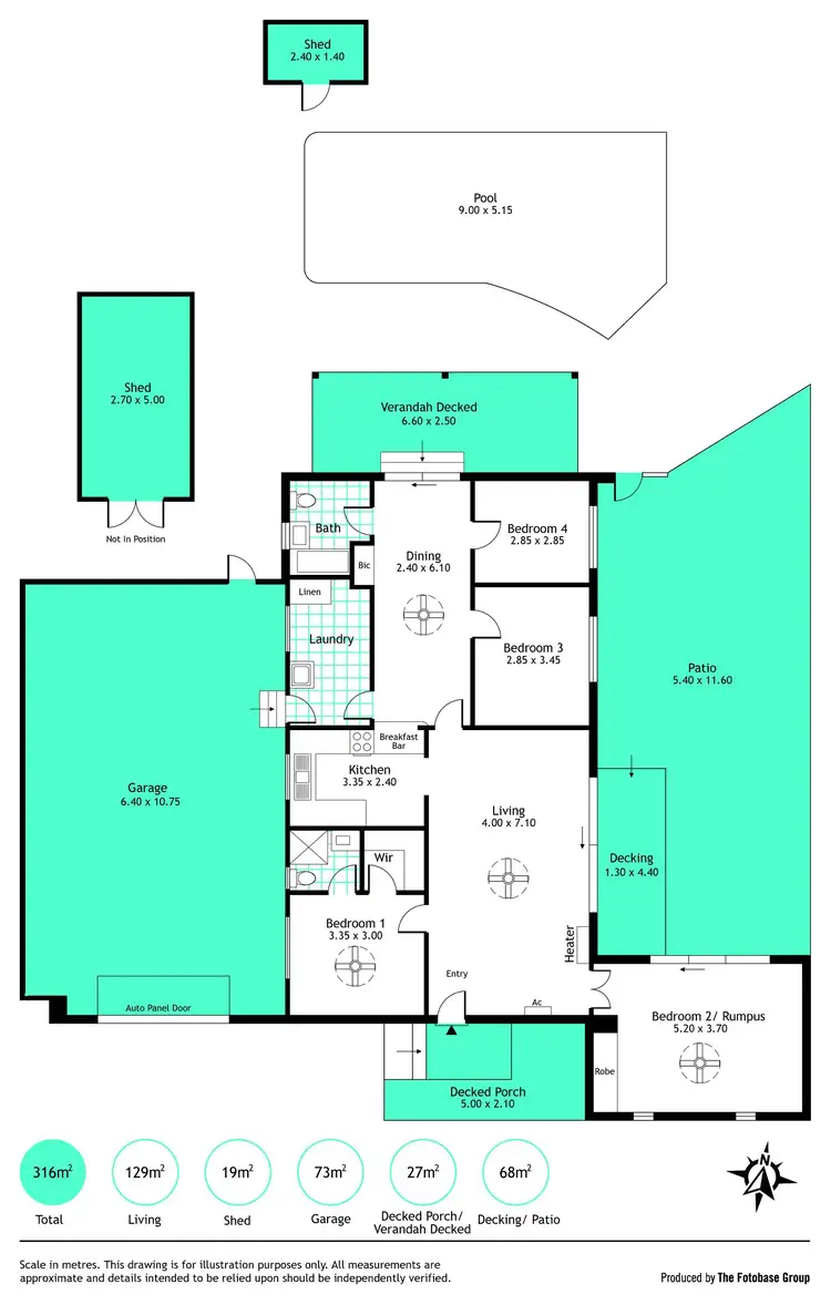 Floorplan of Homely house listing, 21 Columba Street, Morphett Vale SA 5162