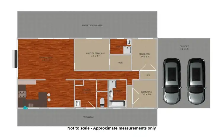 Floorplan of Homely house listing, 54 Riverview Road, Wurruk VIC 3850