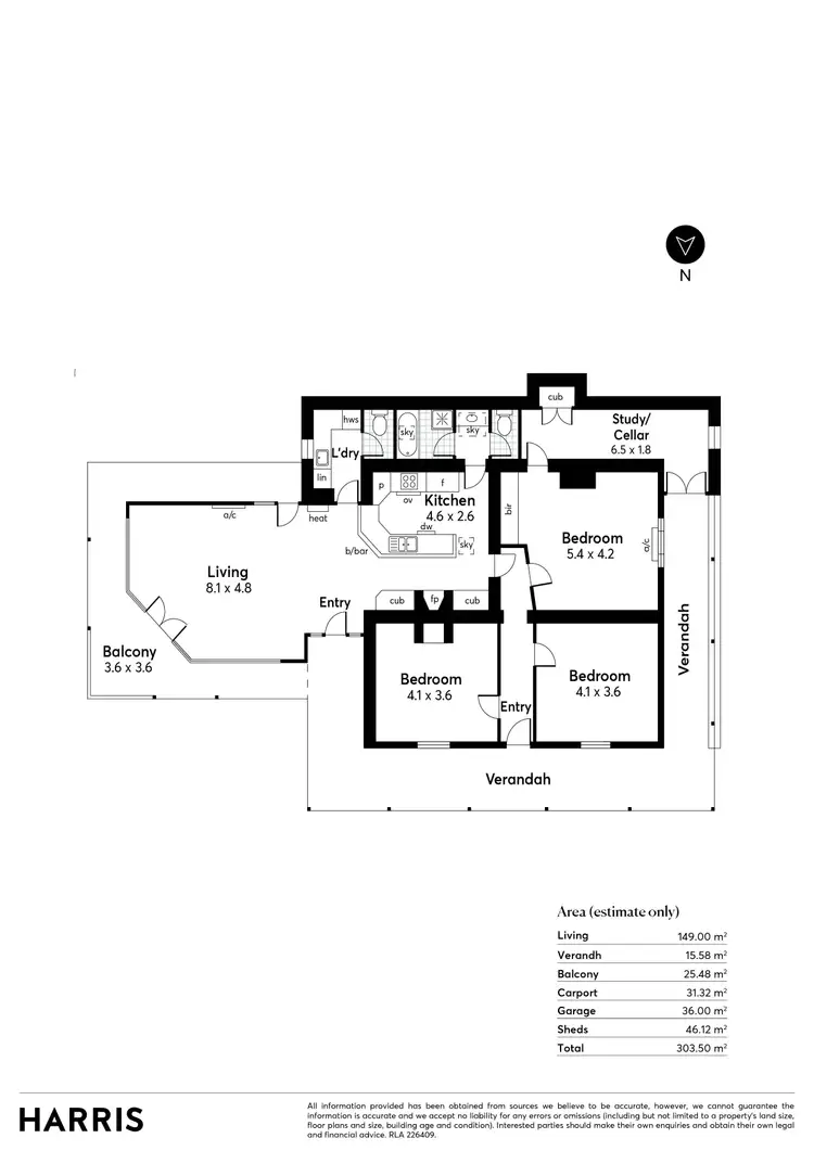 Floorplan of Homely house listing, 169 Angel Gully Road, Clarendon SA 5157