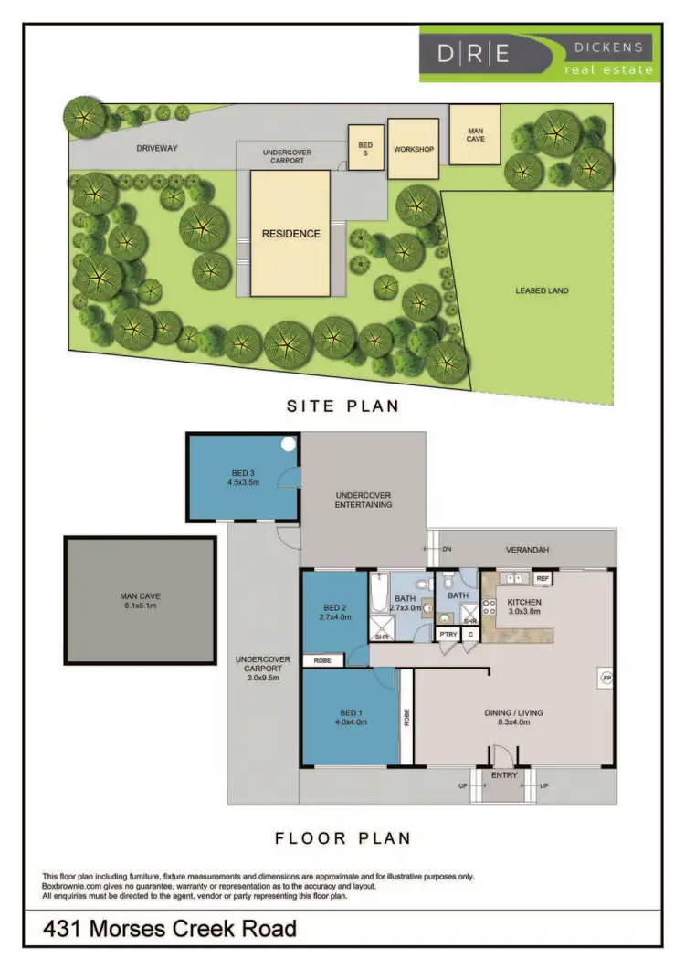 Floorplan of Homely house listing, 431 Morses Creek Road, Wandiligong VIC 3744