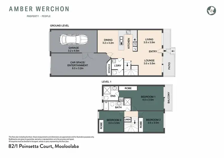 Floorplan of Homely villa listing, 82/1 Poinsettia Court, Mooloolaba QLD 4557