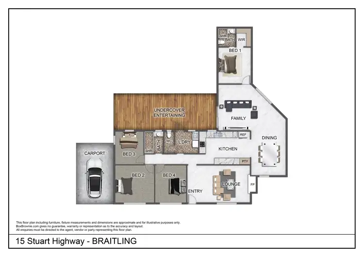 Floorplan of Homely house listing, 15 Stuart Highway, Braitling NT 870