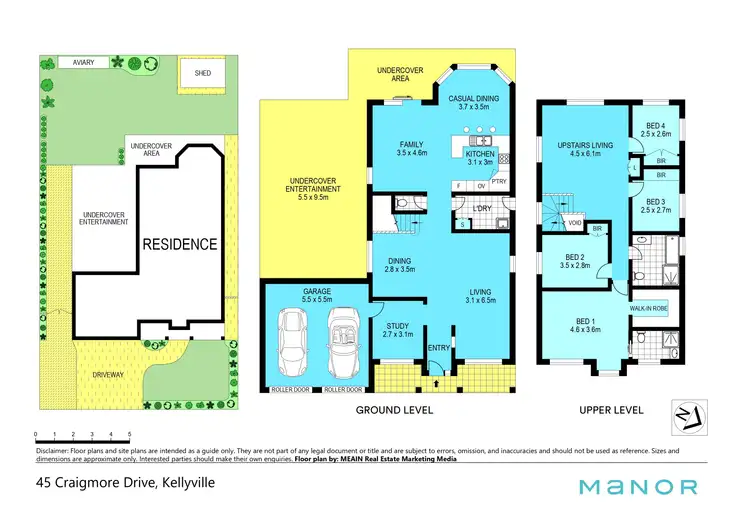 Floorplan of Homely house listing, 45 Craigmore Drive, Kellyville NSW 2155