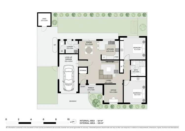 Floorplan of Homely unit listing, 7/11- 13 George Street, Mudgee NSW 2850