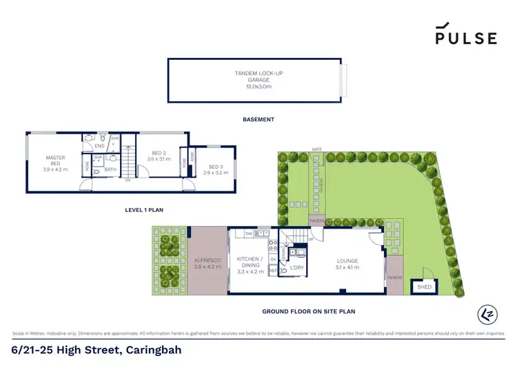 Floorplan of Homely townhouse listing, 6/21-25 High Street, Caringbah NSW 2229