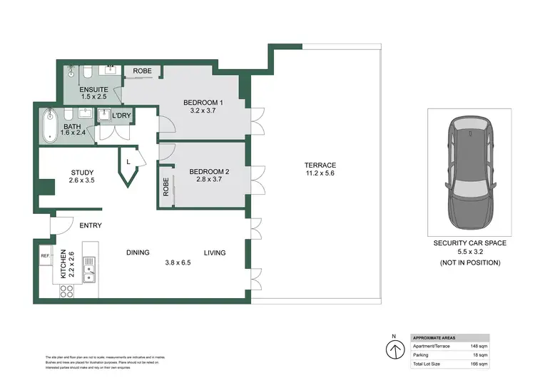 Floorplan of Homely apartment listing, 8/45 Trafalgar Street, Annandale NSW 2038