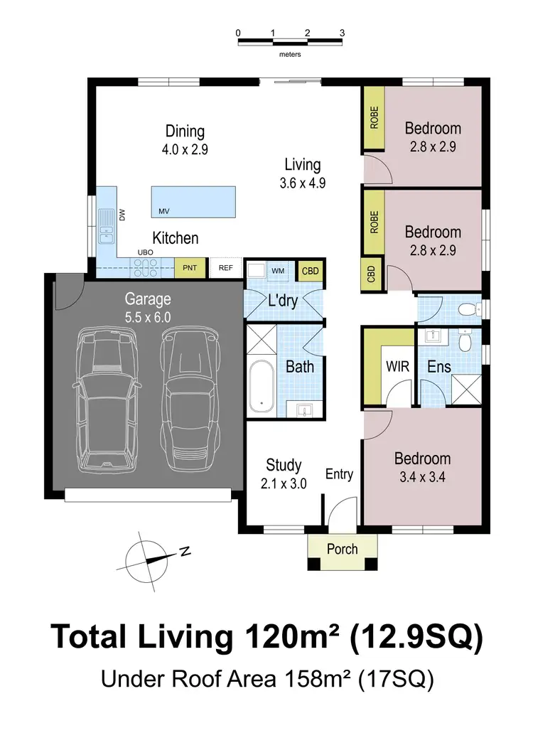 Floorplan of Homely house listing, 3a Boronia Street, Drouin VIC 3818