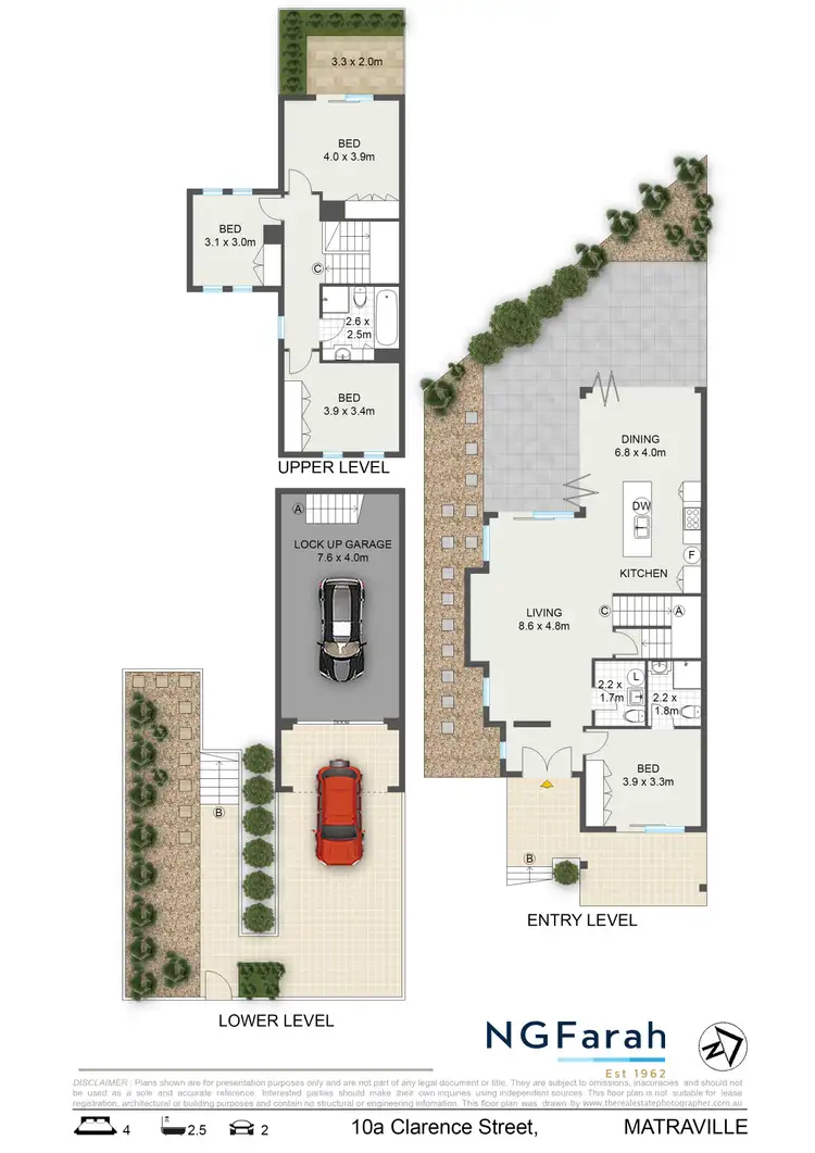 Floorplan of Homely semi-detached listing, 10a Clarence Street, Matraville NSW 2036