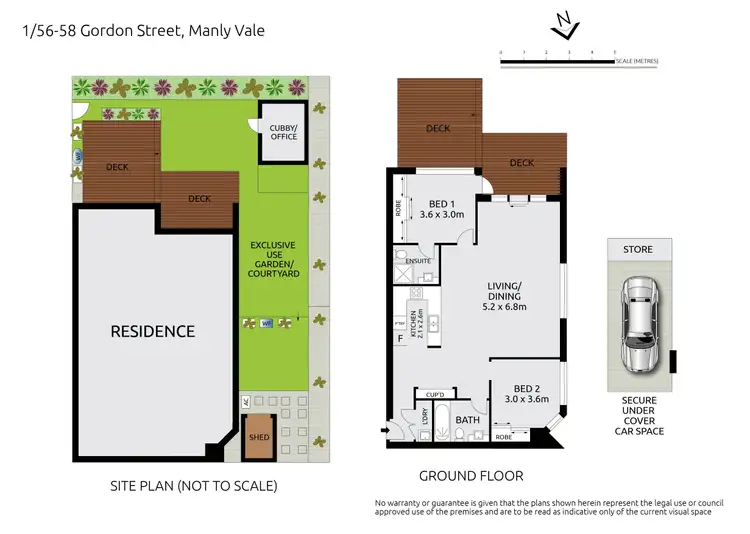 Floorplan of Homely apartment listing, 1/56-58 Gordon Street, Manly Vale NSW 2093