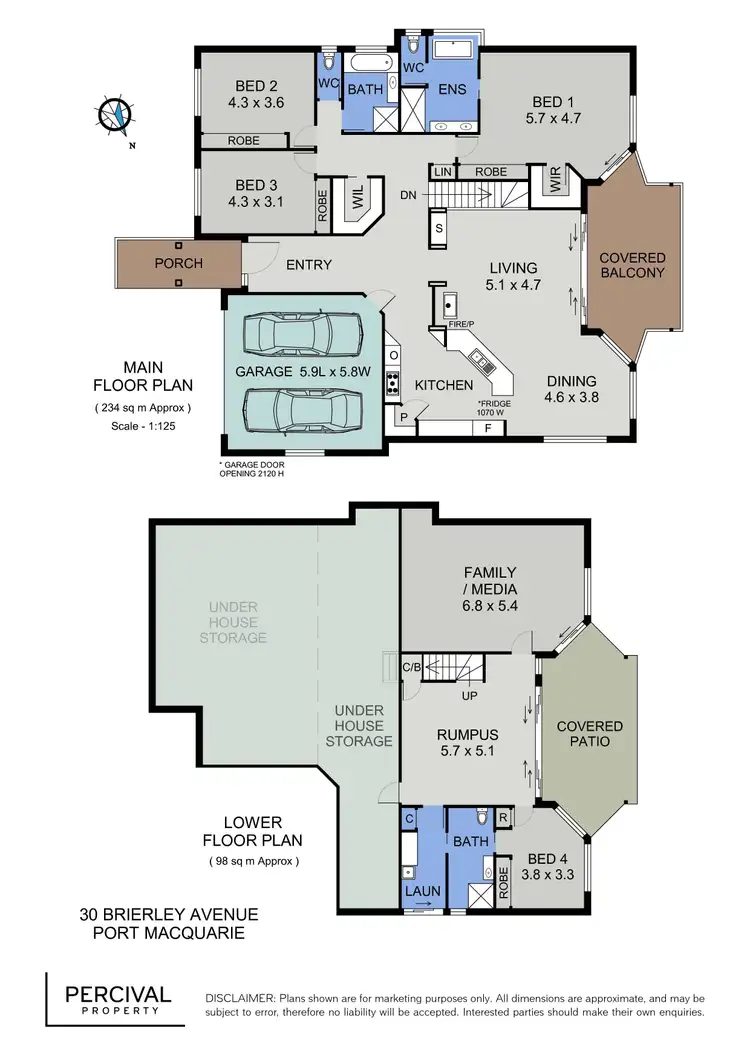 Floorplan of Homely house listing, 30 Brierley Avenue, Port Macquarie NSW 2444