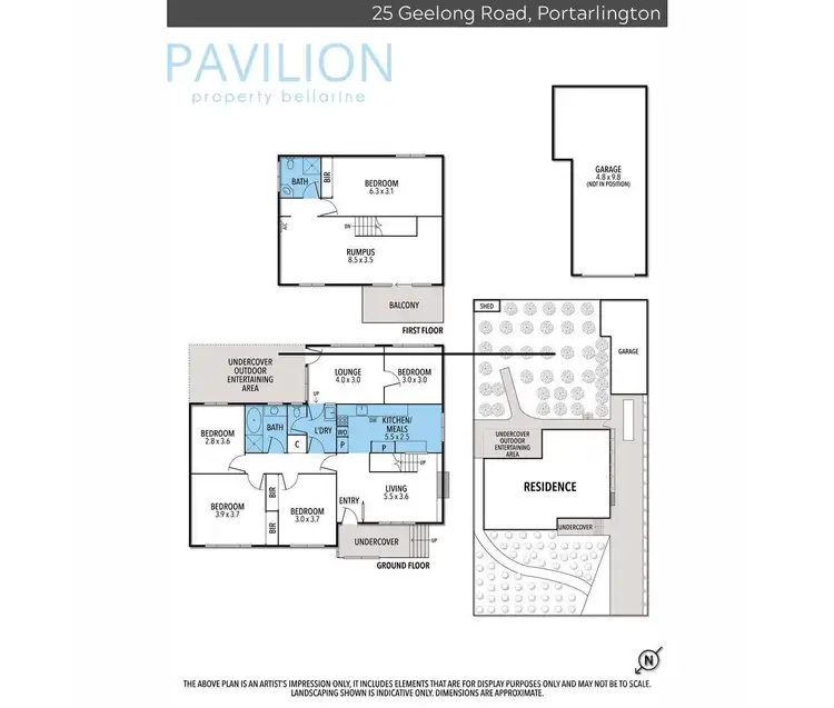 Floorplan of Homely house listing, 25 Geelong Road, Portarlington VIC 3223
