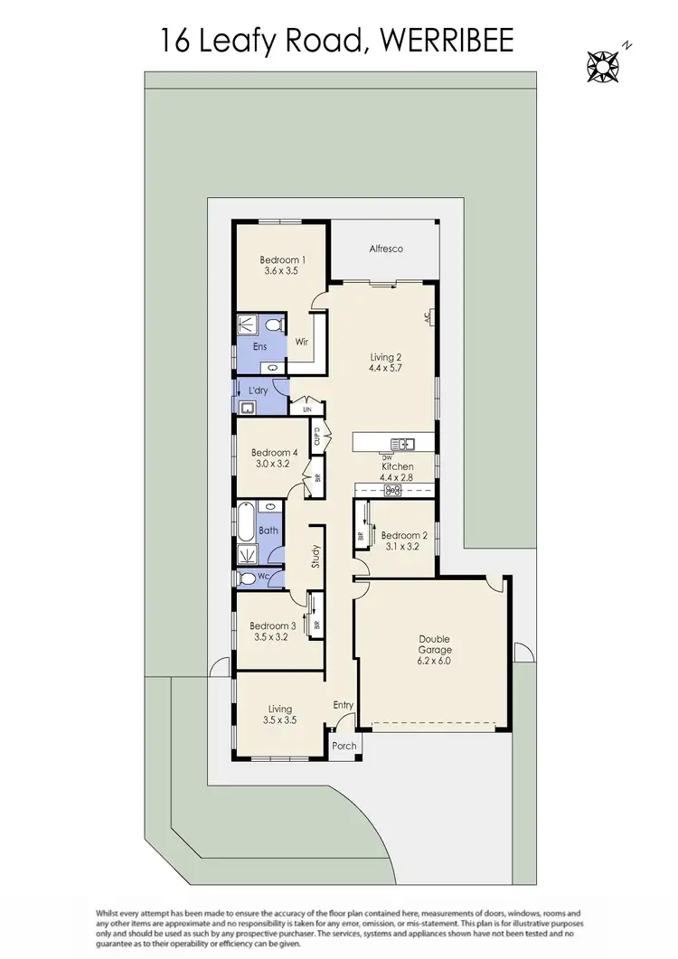 Floorplan of Homely house listing, 16 Leafy Road, Werribee VIC 3030