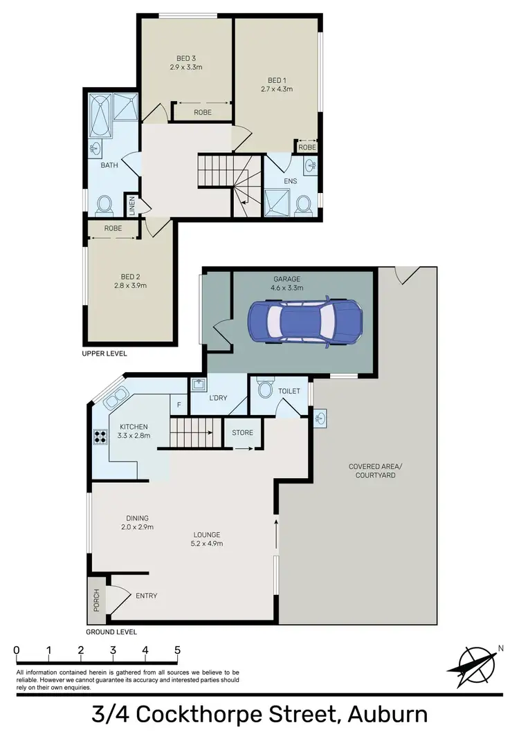 Floorplan of Homely house listing, 3/4 Cockthorpe Road, Auburn NSW 2144