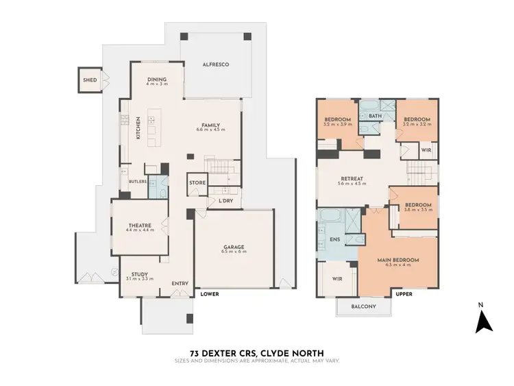 Floorplan of Homely house listing, 73 Dexter Crescent, Clyde North VIC 3978