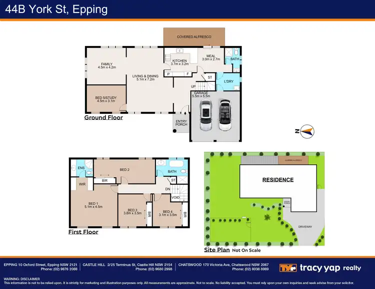 Floorplan of Homely house listing, 44B York Street, Epping NSW 2121