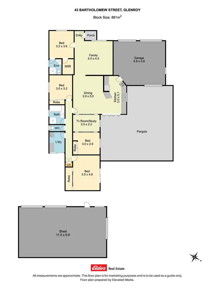 Floorplan of Homely house listing, 43 Bartholomew Street, Glenroy NSW 2640