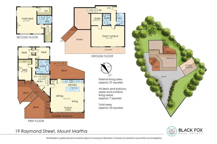 Floorplan of Homely house listing, 19 Raymond Street, Mount Martha VIC 3934