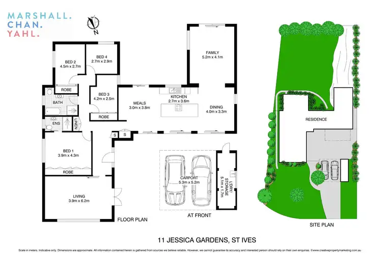 Floorplan of Homely house listing, 11 Jessica Gardens, St Ives NSW 2075