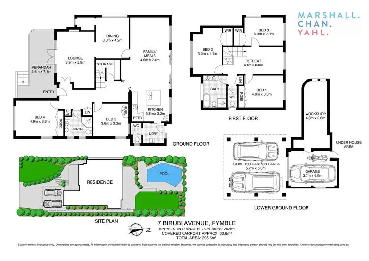 Floorplan of Homely house listing, 7 Birubi Avenue, Pymble NSW 2073