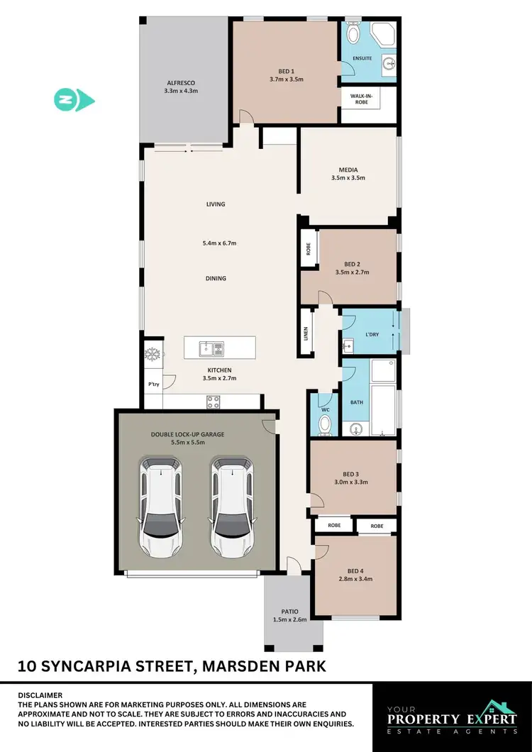 Floorplan of Homely house listing, 10 Syncarpia Street, Marsden Park NSW 2765