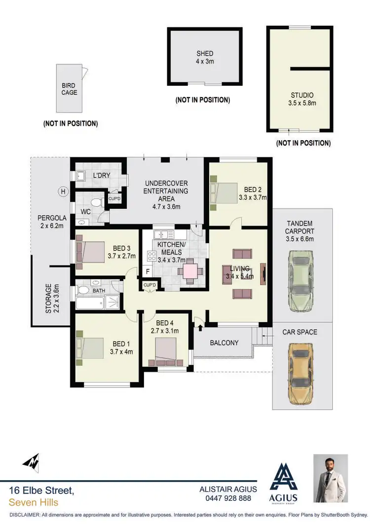 Floorplan of Homely house listing, 16 Elbe Street, Seven Hills NSW 2147