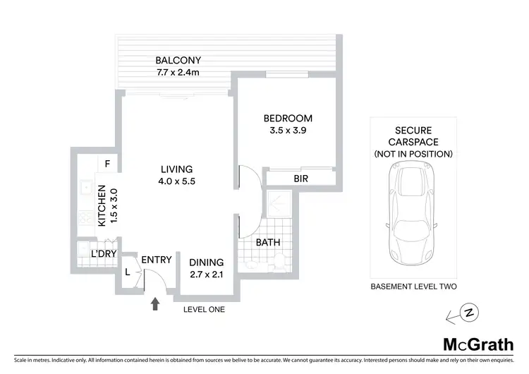 Floorplan of Homely apartment listing, 103/39-47 Orara Street, Waitara NSW 2077