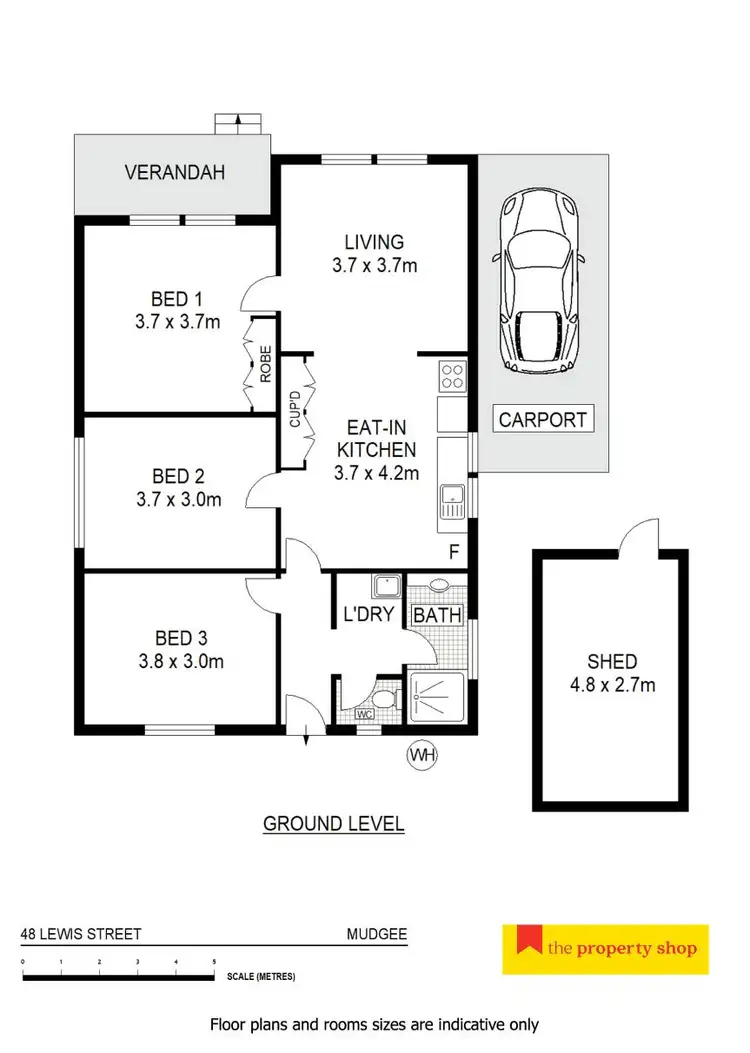 Floorplan of Homely house listing, 48 Lewis Street, Mudgee NSW 2850