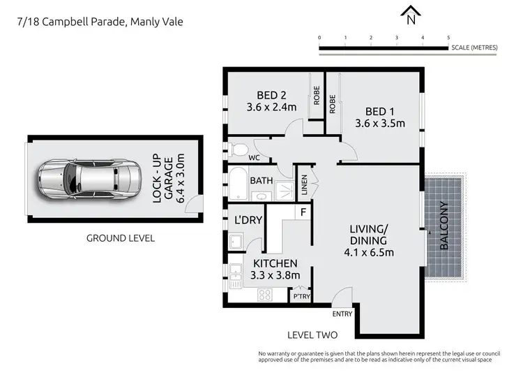 Floorplan of Homely apartment listing, 7/18 Campbell Parade, Manly Vale NSW 2093