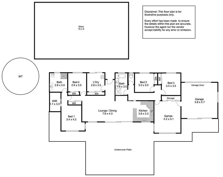 Floorplan of Homely rural property listing, 243-257 Richardson Road, Boston SA 5607