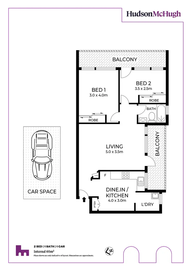 Floorplan of Homely apartment listing, 2/43 Livingstone Road, Petersham NSW 2049
