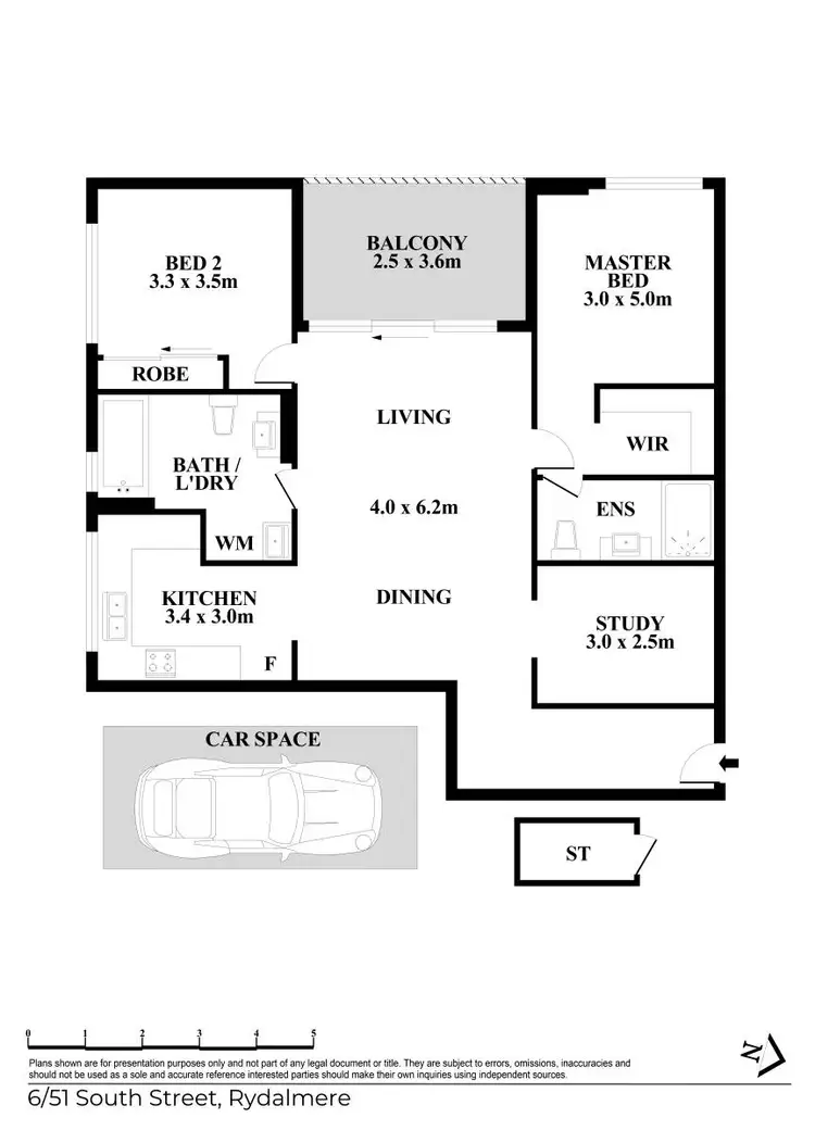 Floorplan of Homely apartment listing, 6/51 South Street, Rydalmere NSW 2116